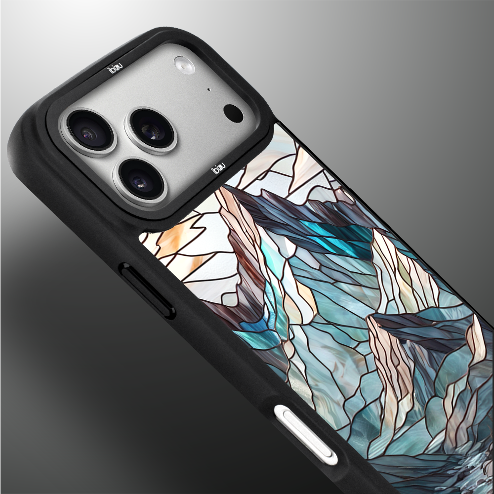 Etui do iPhone 17 Pro Max IBIZU DropGuard Matt z MagSafe, Barwy Szkła, Górski potok ip 17 pro-4