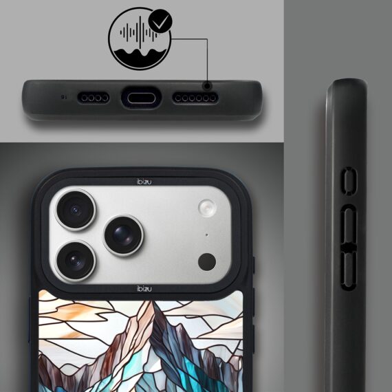 Etui do iPhone 17 Pro Max IBIZU DropGuard Matt z MagSafe, Barwy Szkła, Górski potok ip 17 pro-6