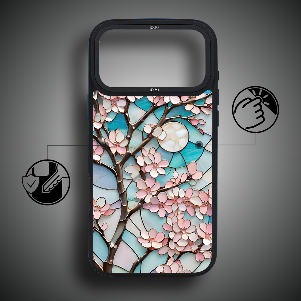 Etui do iPhone 17 Pro Max IBIZU DropGuard Matt z MagSafe, Barwy Szkła, Księżycowa Wiśnia ip 17 pro-2