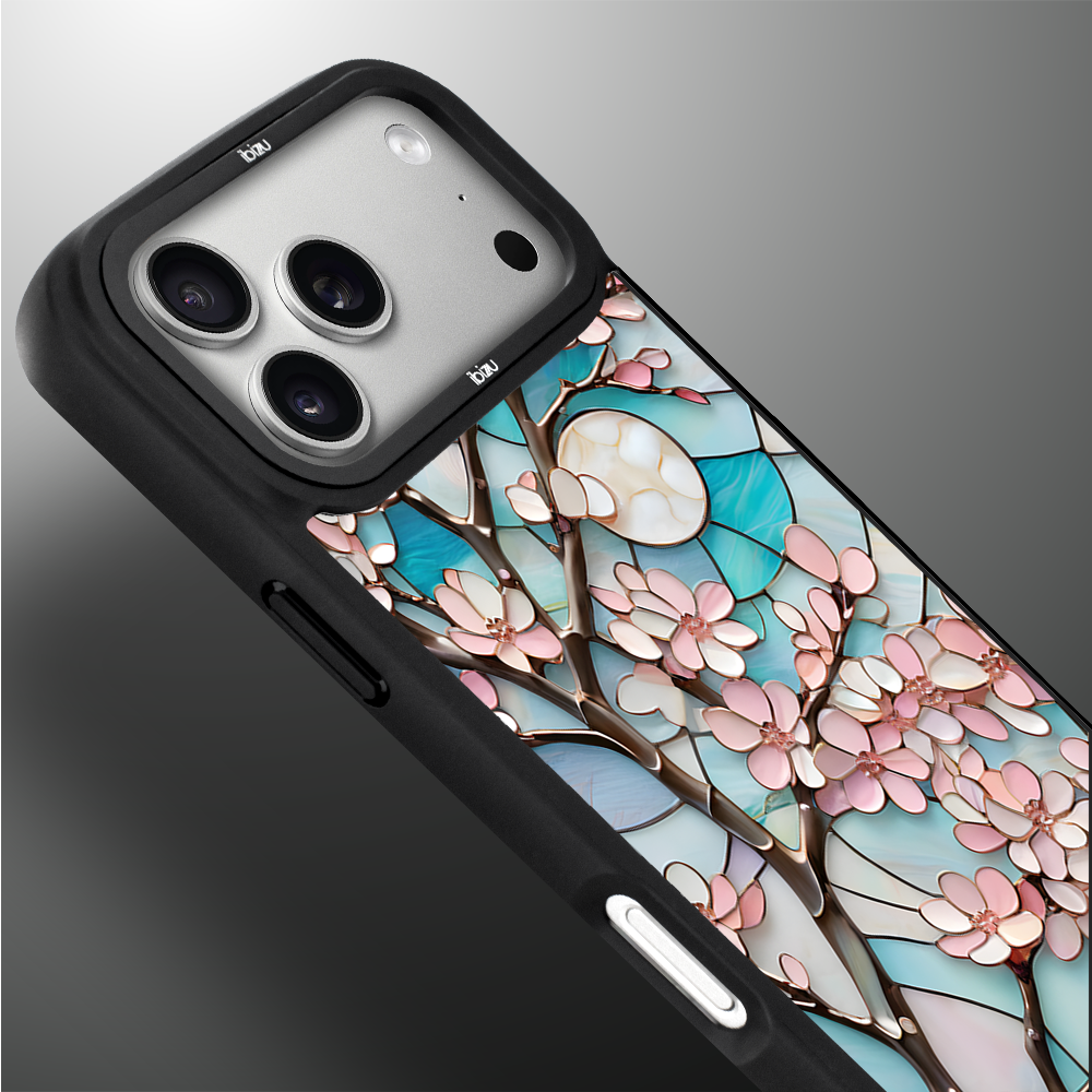 Etui do iPhone 17 Pro Max IBIZU DropGuard Matt z MagSafe, Barwy Szkła, Księżycowa Wiśnia ip 17 pro-4