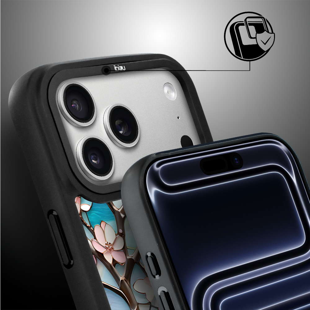 Etui do iPhone 17 Pro Max IBIZU DropGuard Matt z MagSafe, Barwy Szkła, Księżycowa Wiśnia ip 17 pro-5