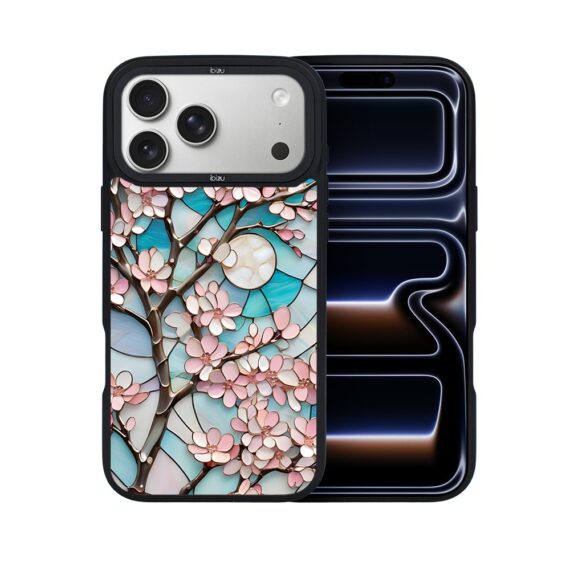 Etui do iPhone 17 Pro Max IBIZU DropGuard Matt z MagSafe, Barwy Szkła, Księżycowa Wiśnia ip 17 pro