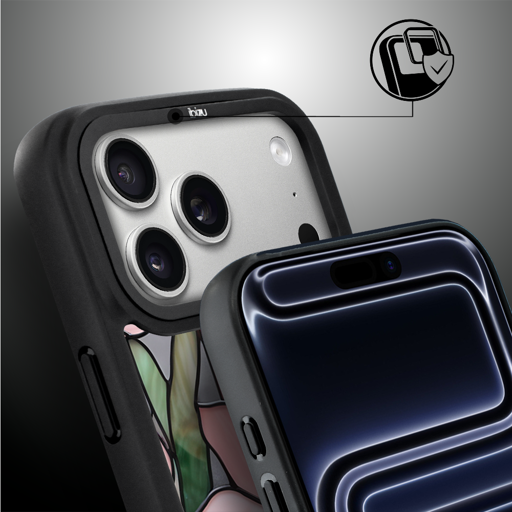 Etui do iPhone 17 Pro Max IBIZU DropGuard Matt z MagSafe, Barwy Szkła, Różowa Magnolia ip 17 pro-5