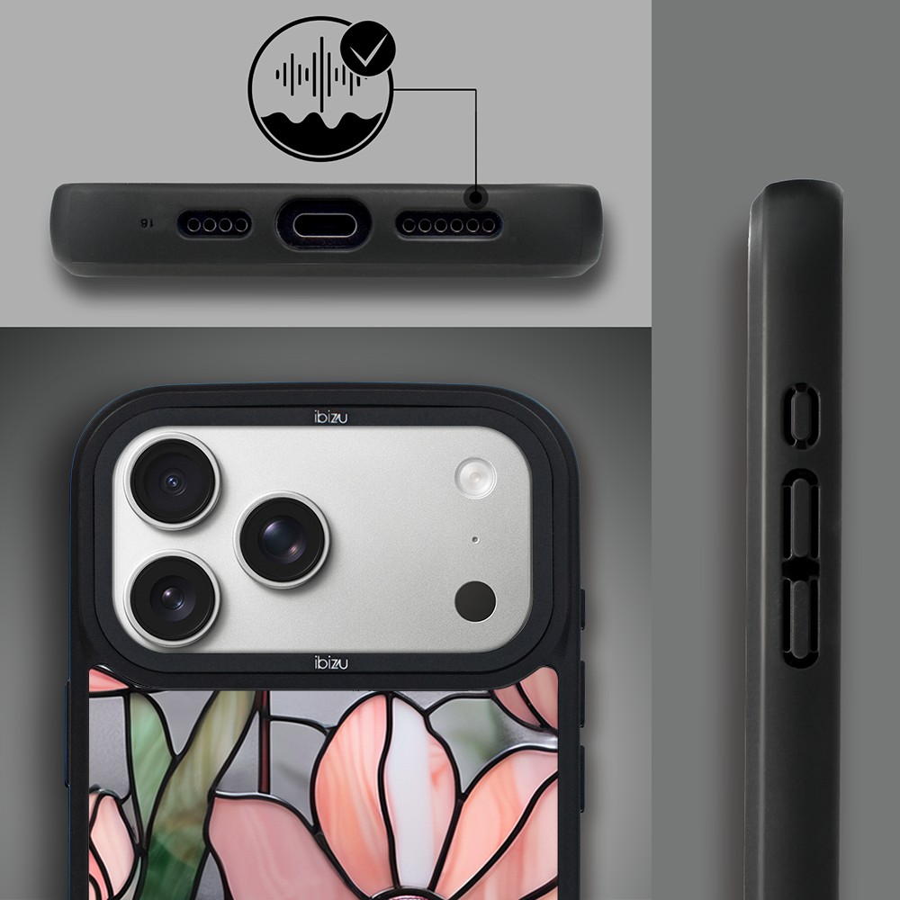 Etui do iPhone 17 Pro Max IBIZU DropGuard Matt z MagSafe, Barwy Szkła, Różowa Magnolia ip 17 pro-6