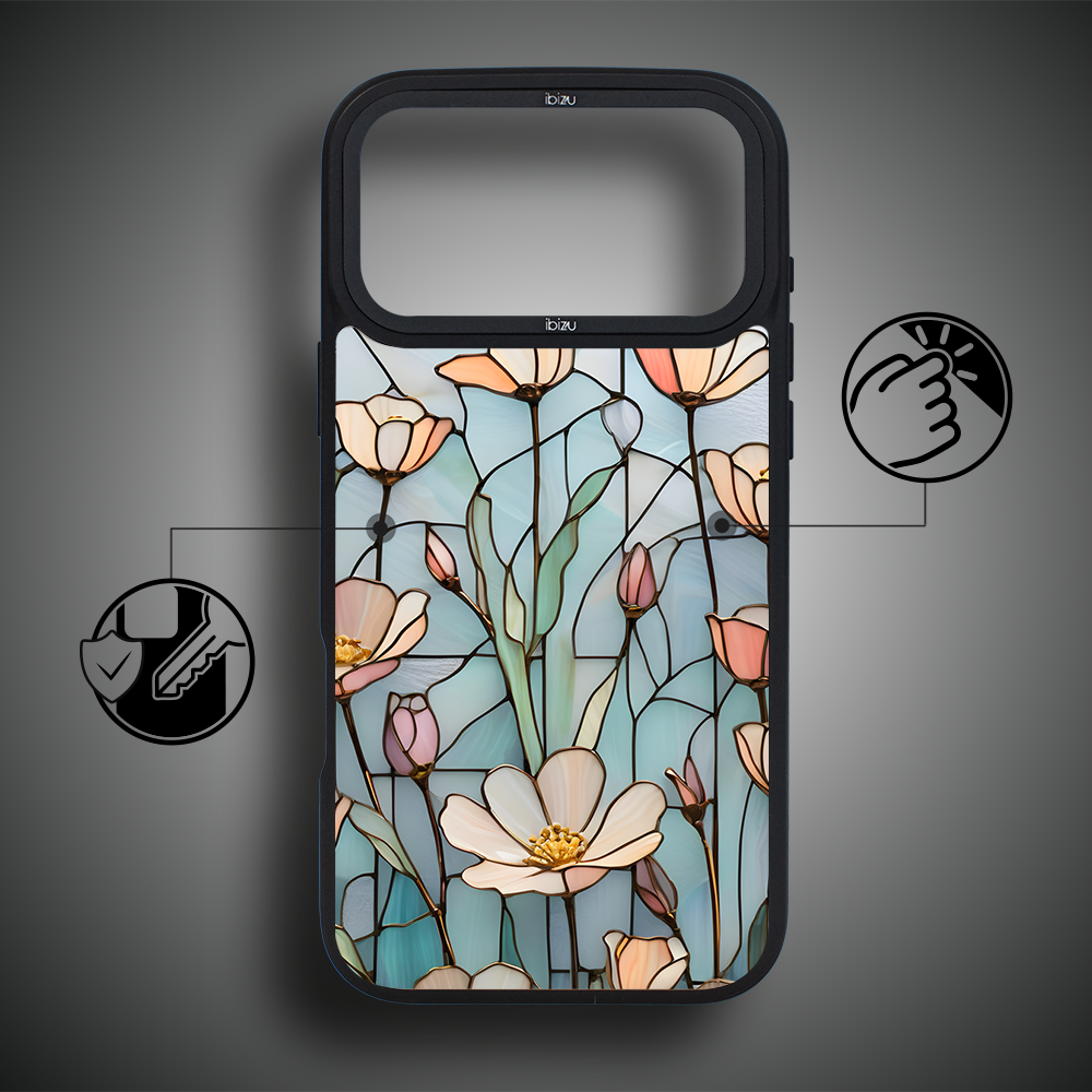 Etui do iPhone 17 Pro Max IBIZU DropGuard Matt z MagSafe, Barwy Szkła, Szept kwiatów polnych ip 17 pro-05