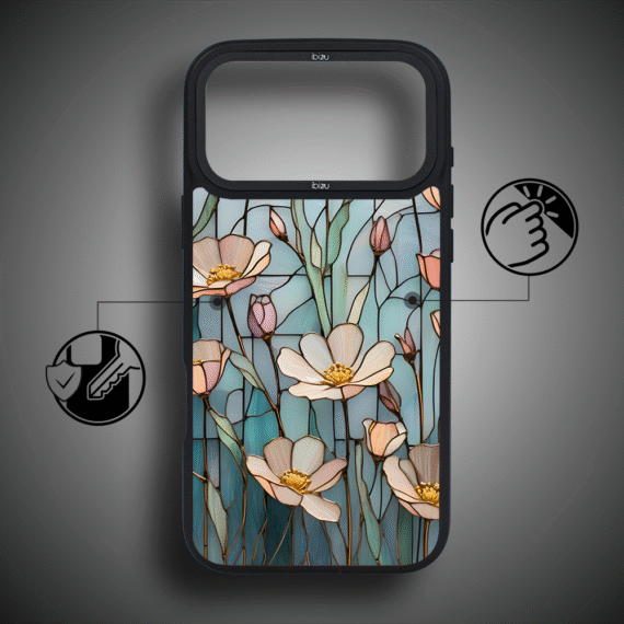 Etui do iPhone 17 Pro Max IBIZU DropGuard Matt z MagSafe, Barwy Szkła, Szept kwiatów polnych ip 17 pro-2