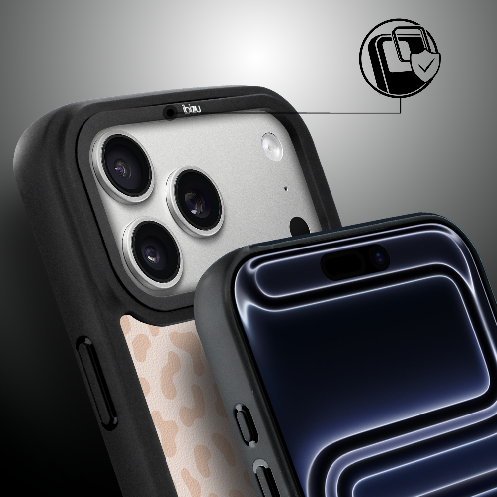 Etui do iPhone 17 Pro Max IBIZU DropGuard Matt z MagSafe, Boho, Delikatna panterka ip 17 pro-5