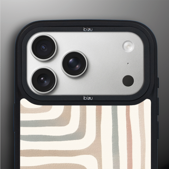 Etui do iPhone 17 Pro Max IBIZU DropGuard Matt z MagSafe, Boho, Geometryczne linie ip 17 pro-7