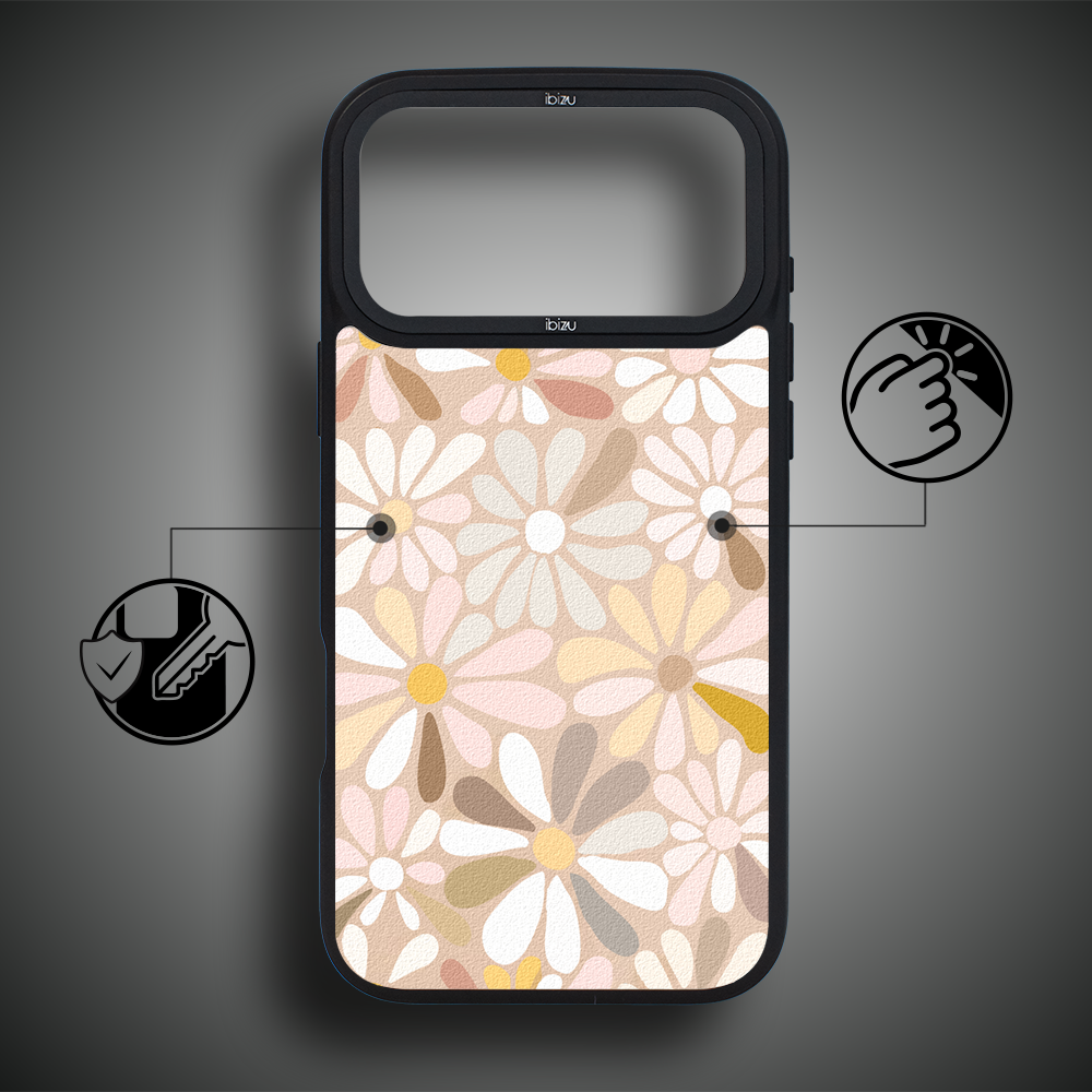 Etui do iPhone 17 Pro Max IBIZU DropGuard Matt z MagSafe, Boho, Kwiatowa łąka ip 17 pro-2