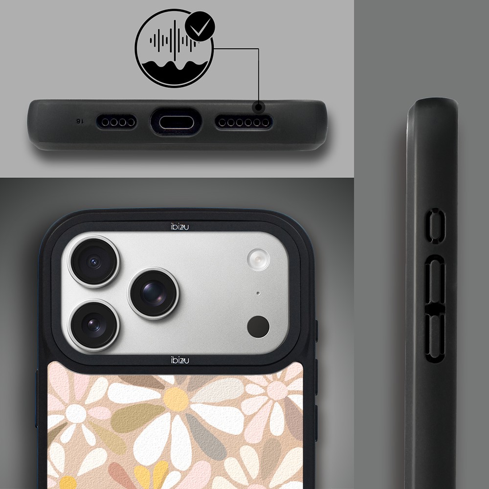 Etui do iPhone 17 Pro Max IBIZU DropGuard Matt z MagSafe, Boho, Kwiatowa łąka ip 17 pro-6
