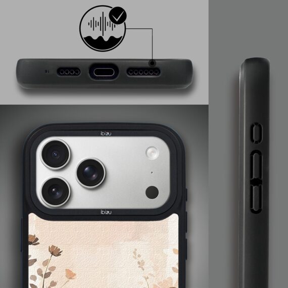 Etui do iPhone 17 Pro Max IBIZU DropGuard Matt z MagSafe, Boho, Kwiaty Vintageip 17 pro-6