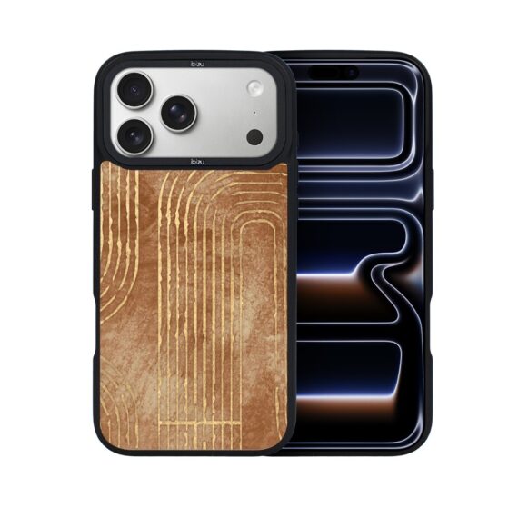 Etui do iPhone 17 Pro Max IBIZU DropGuard Matt z MagSafe, Boho, Piaskowy labirynt ip 17 pro