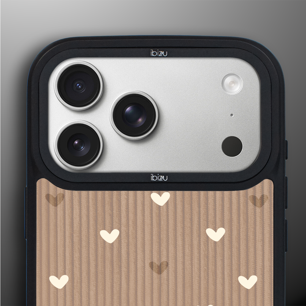 Etui do iPhone 17 Pro Max IBIZU DropGuard Matt z MagSafe, Boho, Pudrowe serca ip 17 pro-7