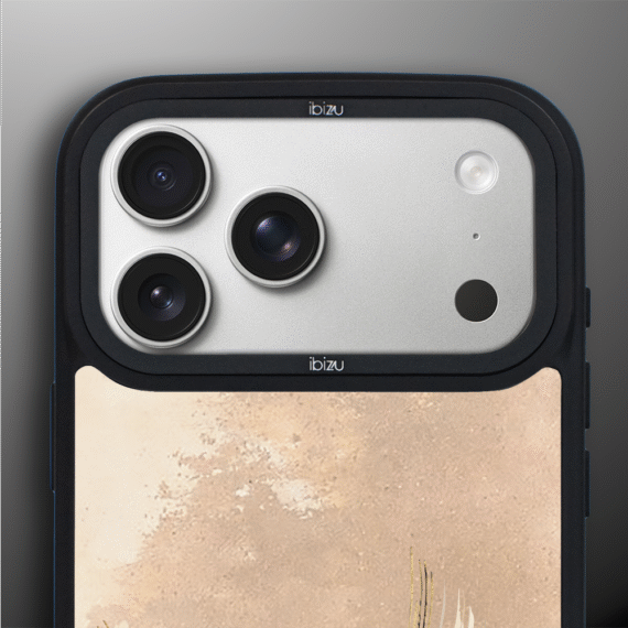 Etui do iPhone 17 Pro Max IBIZU DropGuard Matt z MagSafe, Boho, Złote żurawie ip 17 pro-7