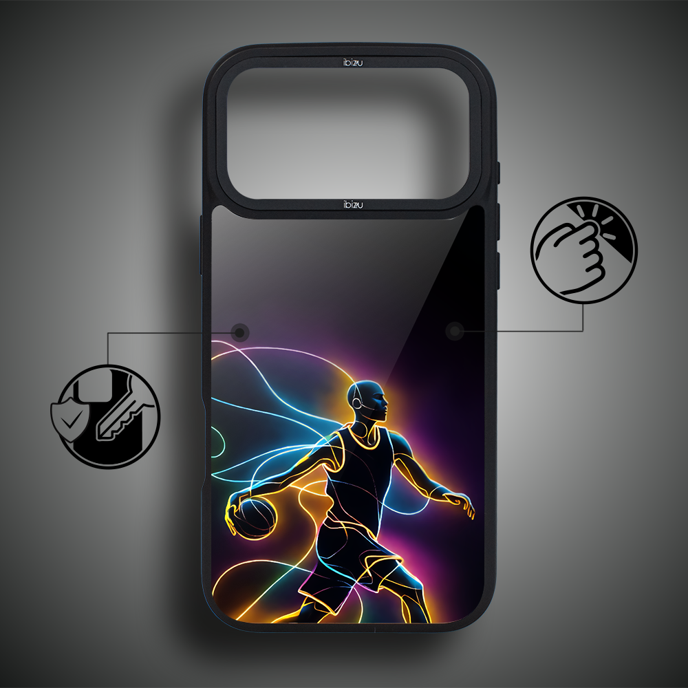 Etui do iPhone 17 Pro Max IBIZU DropGuard Matt z MagSafe, #ElectroMove, Duch Koszykówki ip 17 pro-5