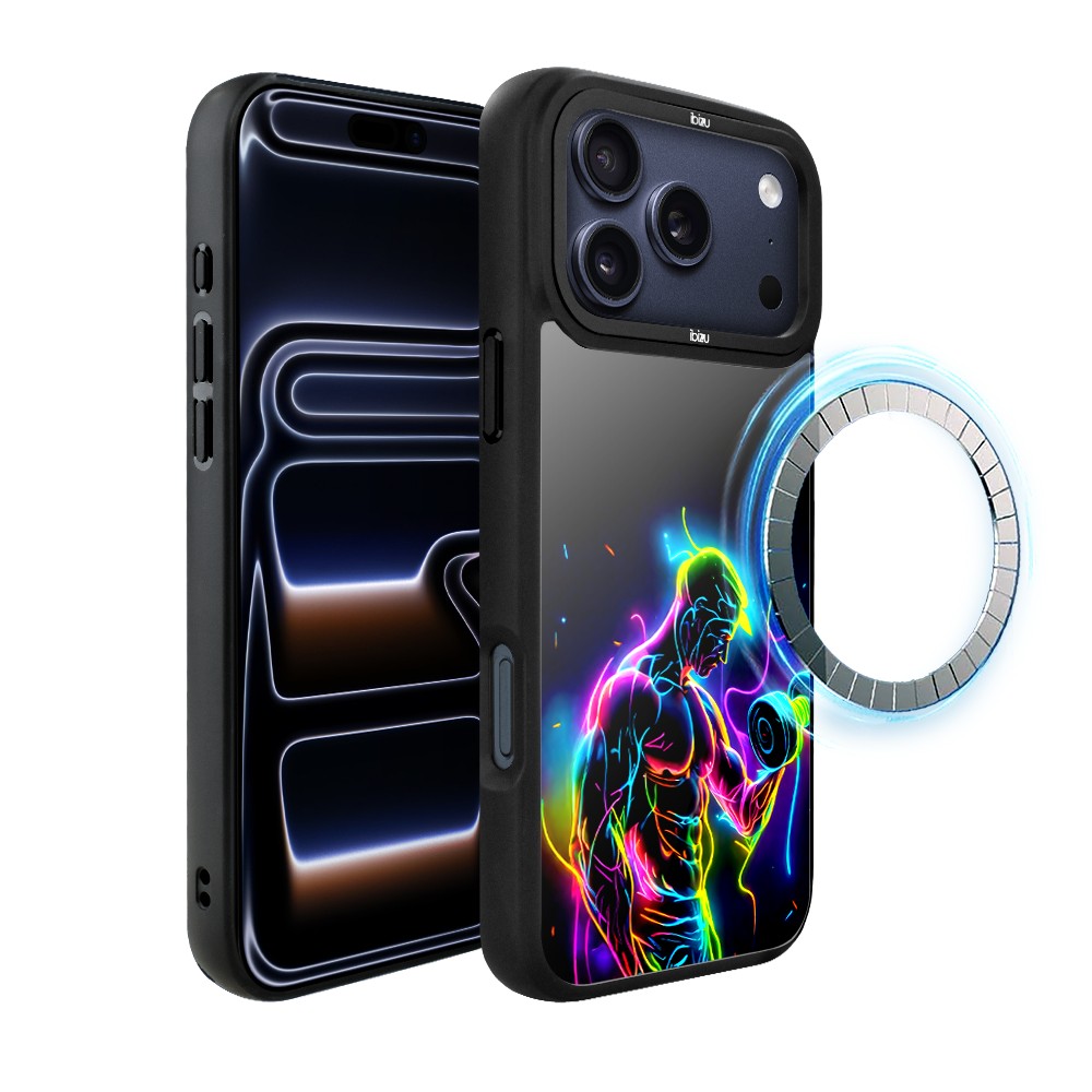 Etui do iPhone 17 Pro Max IBIZU DropGuard Matt z MagSafe, #ElectroMove, Jest moc