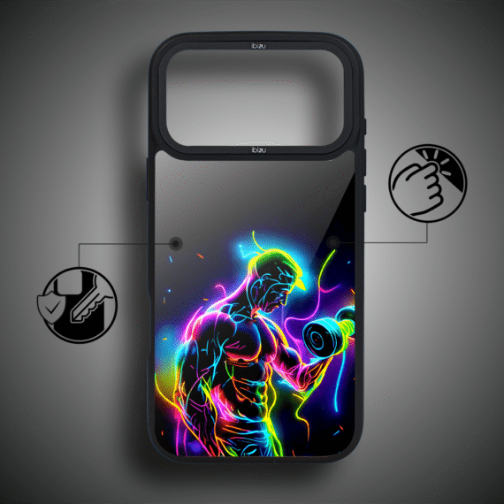 Etui do iPhone 17 Pro Max IBIZU DropGuard Matt z MagSafe, #ElectroMove, Jest moc ip 17 pro-2