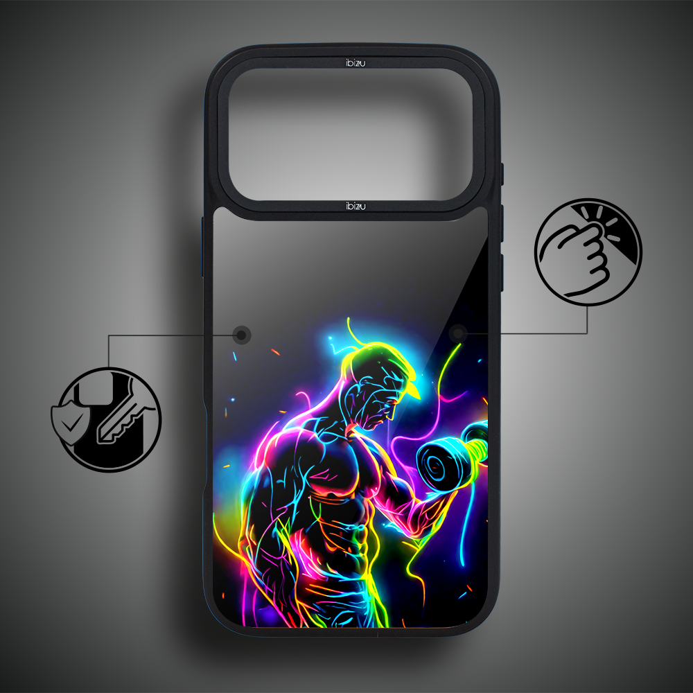 Etui do iPhone 17 Pro Max IBIZU DropGuard Matt z MagSafe, #ElectroMove, Jest moc ip 17 pro-2