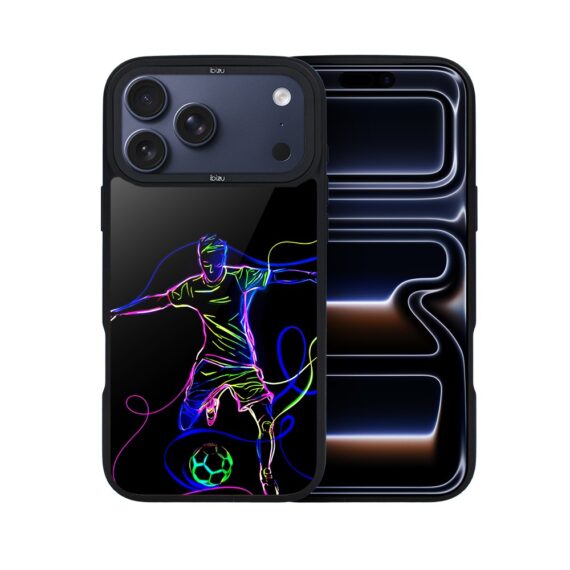 Etui do iPhone 17 Pro Max IBIZU DropGuard Matt z MagSafe, #ElectroMove, Moc football'u ip 17 pro