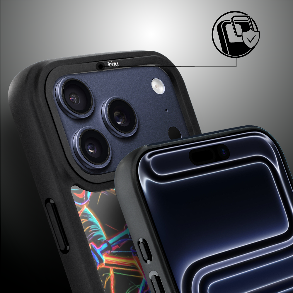 Etui do iPhone 17 Pro Max IBIZU DropGuard Matt z MagSafe, #ElectroMove, Rowerowa wibracja ip 17 pro-2