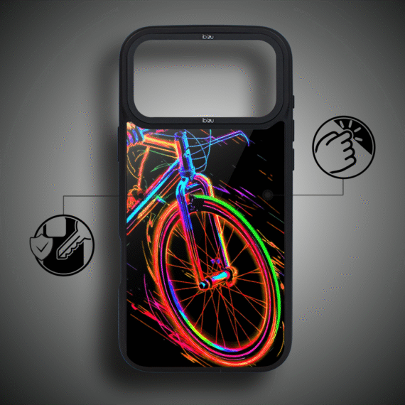 Etui do iPhone 17 Pro Max IBIZU DropGuard Matt z MagSafe, #ElectroMove, Rowerowa wibracja ip 17 pro-5
