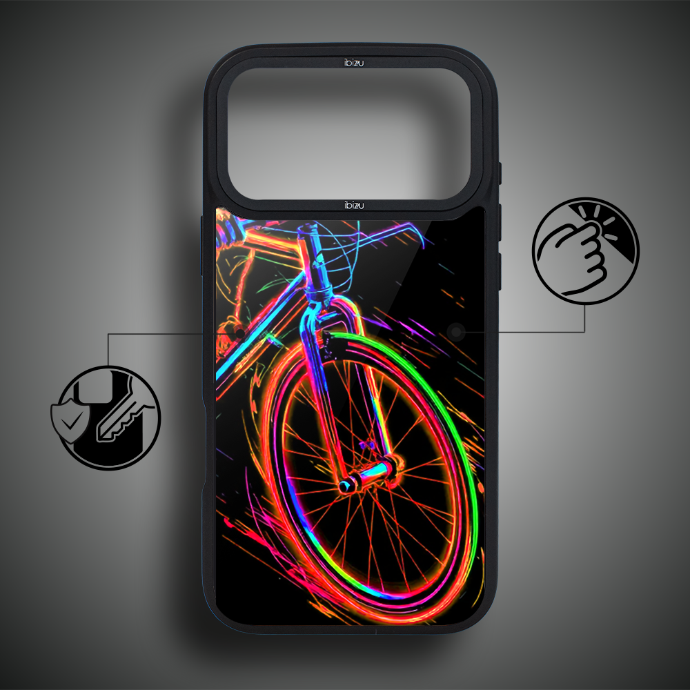 Etui do iPhone 17 Pro Max IBIZU DropGuard Matt z MagSafe, #ElectroMove, Rowerowa wibracja ip 17 pro-5