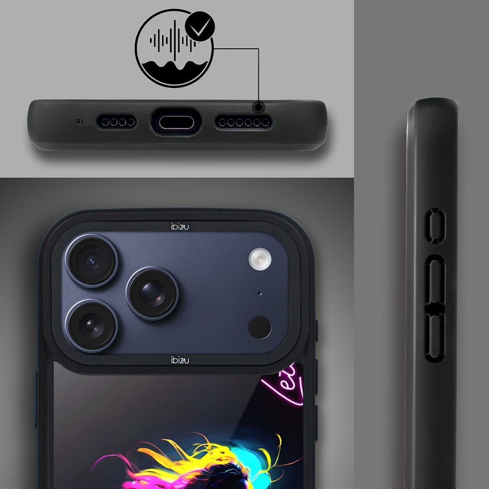 Etui do iPhone 17 Pro Max IBIZU DropGuard Matt z MagSafe, #ElectroMove, Taneczny rytmip 17 pro-1