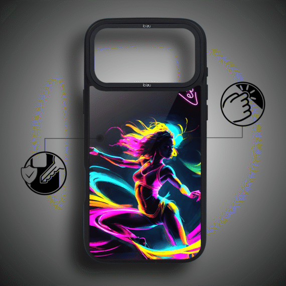 Etui do iPhone 17 Pro Max IBIZU DropGuard Matt z MagSafe, #ElectroMove, Taneczny rytmip 17 pro-5