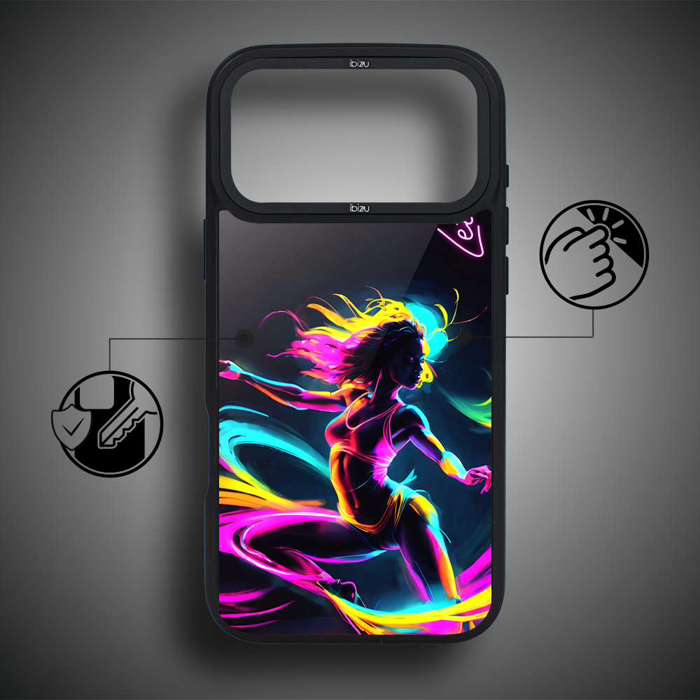 Etui do iPhone 17 Pro Max IBIZU DropGuard Matt z MagSafe, #ElectroMove, Taneczny rytmip 17 pro-5