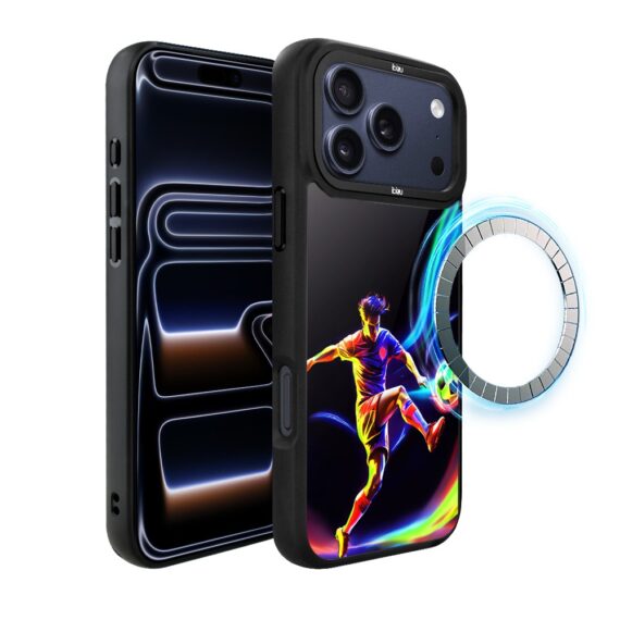 Etui do iPhone 17 Pro Max IBIZU DropGuard Matt z MagSafe, #ElectroMove, W rytmie piłki nożnej ip 17 pro-1