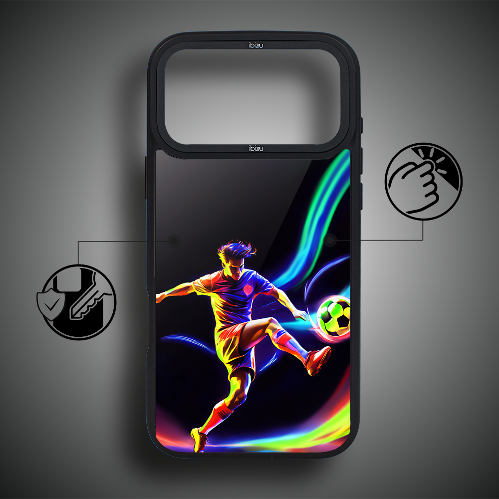 Etui do iPhone 17 Pro Max IBIZU DropGuard Matt z MagSafe, #ElectroMove, W rytmie piłki nożnej ip 17 pro-2