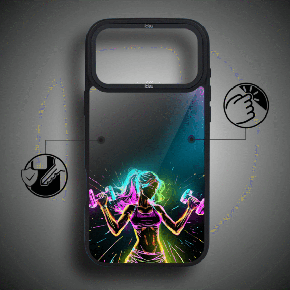 Etui do iPhone 17 Pro Max IBIZU DropGuard Matt z MagSafe, #ElectroMove, Wibracja fitness ip 17 pro-5