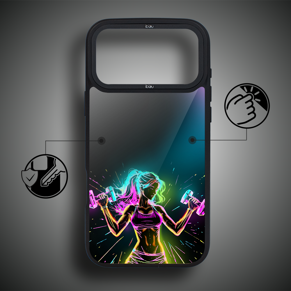 Etui do iPhone 17 Pro Max IBIZU DropGuard Matt z MagSafe, #ElectroMove, Wibracja fitness ip 17 pro-5