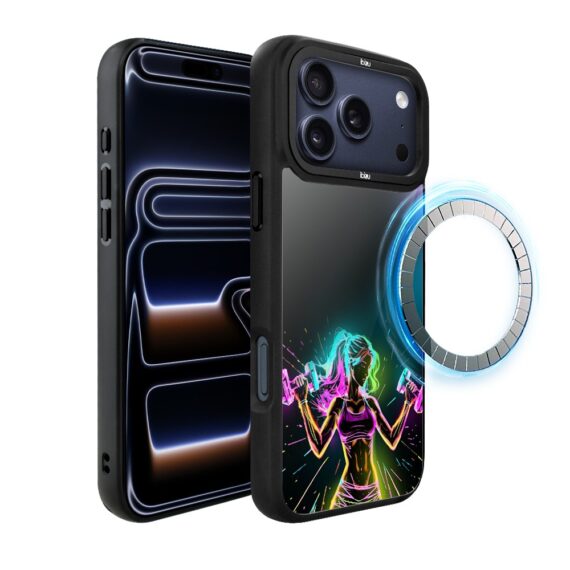 Etui do iPhone 17 Pro Max IBIZU DropGuard Matt z MagSafe, #ElectroMove, Wibracja fitness ip 17 pro-6