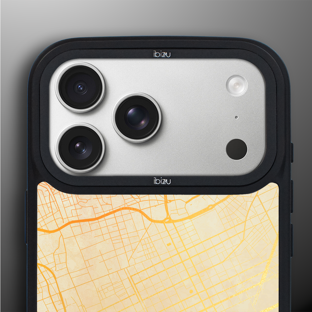 Etui do iPhone 17 Pro Max IBIZU DropGuard Matt z MagSafe, Mapy Świata, Barcelona ip 17 pro