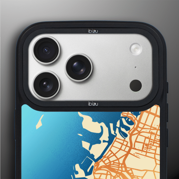 Etui do iPhone 17 Pro Max IBIZU DropGuard Matt z MagSafe, Mapy Świata, Dubai ip 17 pro