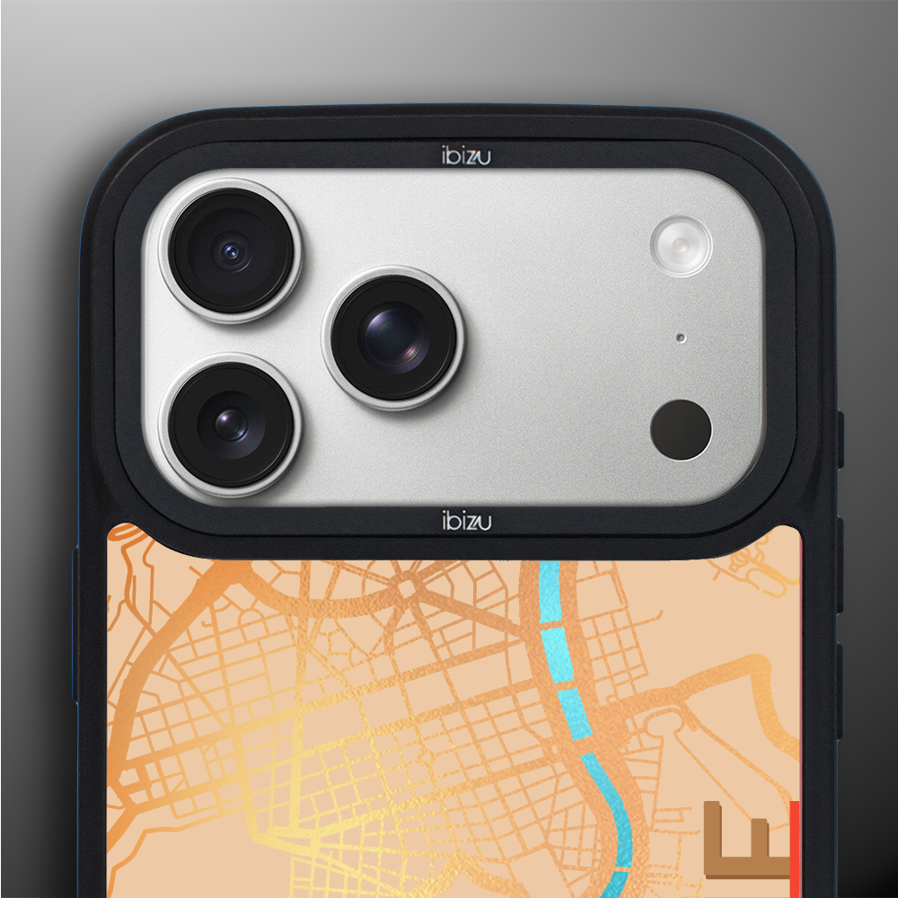 Etui do iPhone 17 Pro Max IBIZU DropGuard Matt z MagSafe, Mapy Świata, Rome ip 17 pro