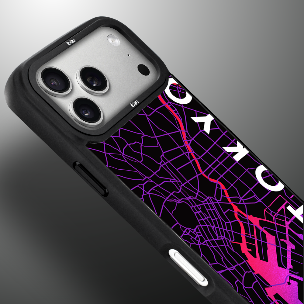 Etui do iPhone 17 Pro Max IBIZU DropGuard Matt z MagSafe, Mapy Świata, Tokyo ip 17 pro-3