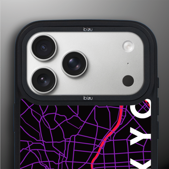 Etui do iPhone 17 Pro Max IBIZU DropGuard Matt z MagSafe, Mapy Świata, Tokyo ip 17 pro