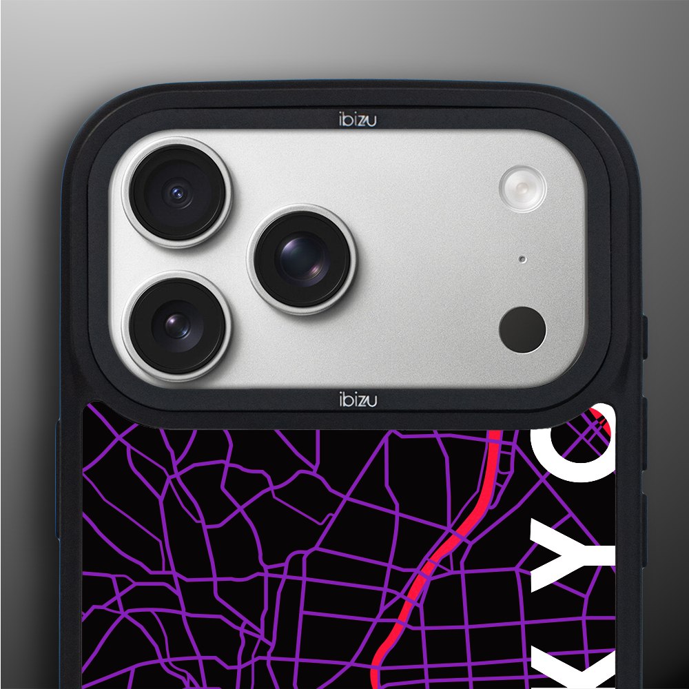 Etui do iPhone 17 Pro Max IBIZU DropGuard Matt z MagSafe, Mapy Świata, Tokyo ip 17 pro