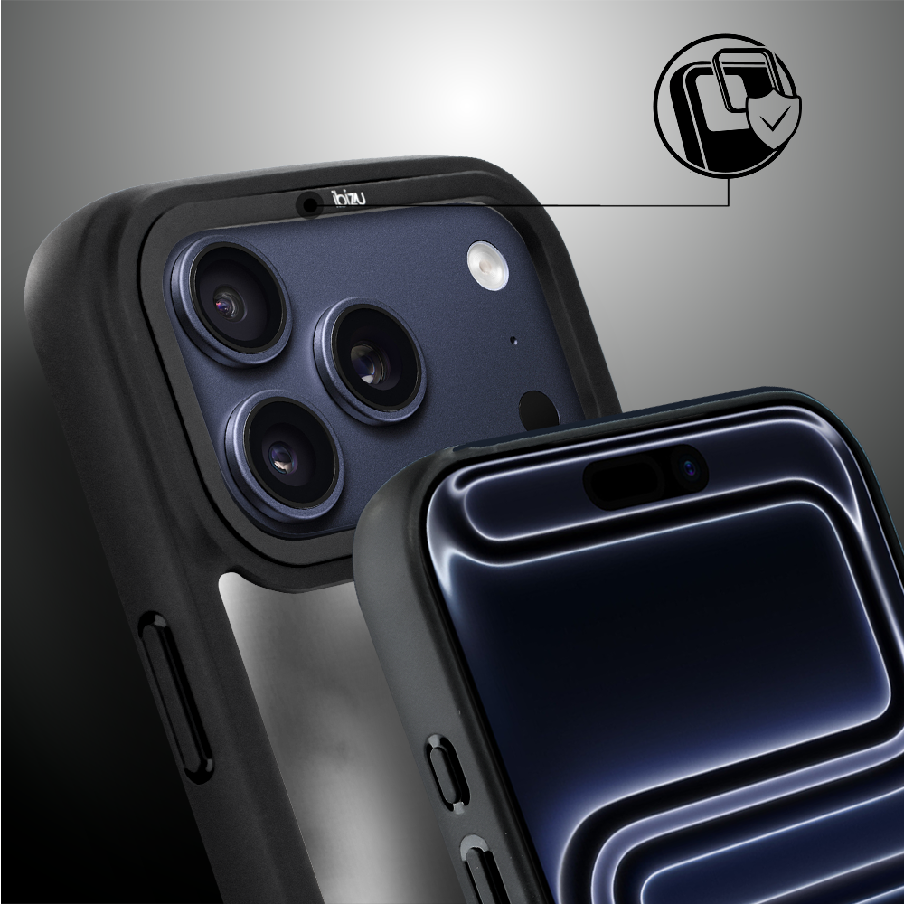 Etui do iPhone 17 Pro Max IBIZU DropGuard Matt z MagSafe, Noir City, Big Ben ip 17 pro-2