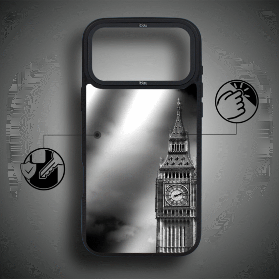 Etui do iPhone 17 Pro Max IBIZU DropGuard Matt z MagSafe, Noir City, Big Ben ip 17 pro-5