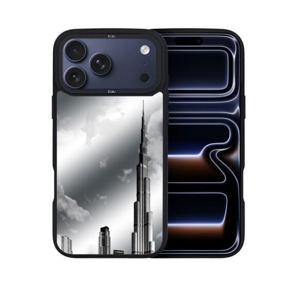Etui do iPhone 17 Pro Max IBIZU DropGuard Matt z MagSafe, Noir City, Burj Khalifa ip 17 pro-7