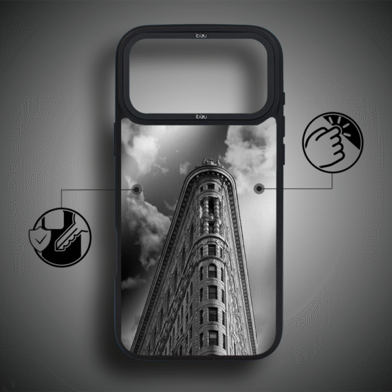 Etui do iPhone 17 Pro Max IBIZU DropGuard Matt z MagSafe, Noir City, Flatiron ip 17 pro-5