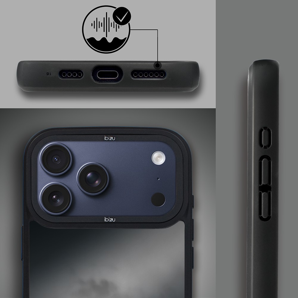 Etui do iPhone 17 Pro Max IBIZU DropGuard Matt z MagSafe, Noir City, Koloseum ip 17 pro-1