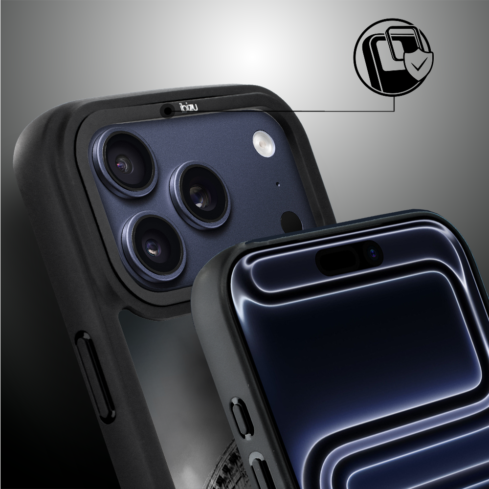 Etui do iPhone 17 Pro Max IBIZU DropGuard Matt z MagSafe, Noir City, Koloseum ip 17 pro-2