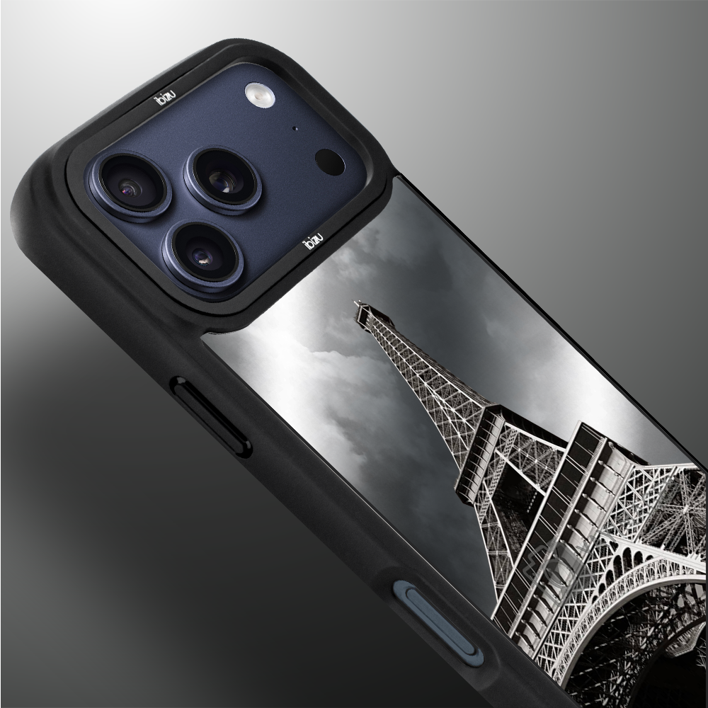 Etui do iPhone 17 Pro Max IBIZU DropGuard Matt z MagSafe, Noir City, Wieża Eiffla ip 17 pro-3