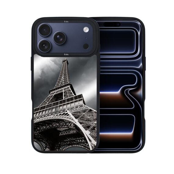 Etui do iPhone 17 Pro Max IBIZU DropGuard Matt z MagSafe, Noir City, Wieża Eiffla ip 17 pro-7