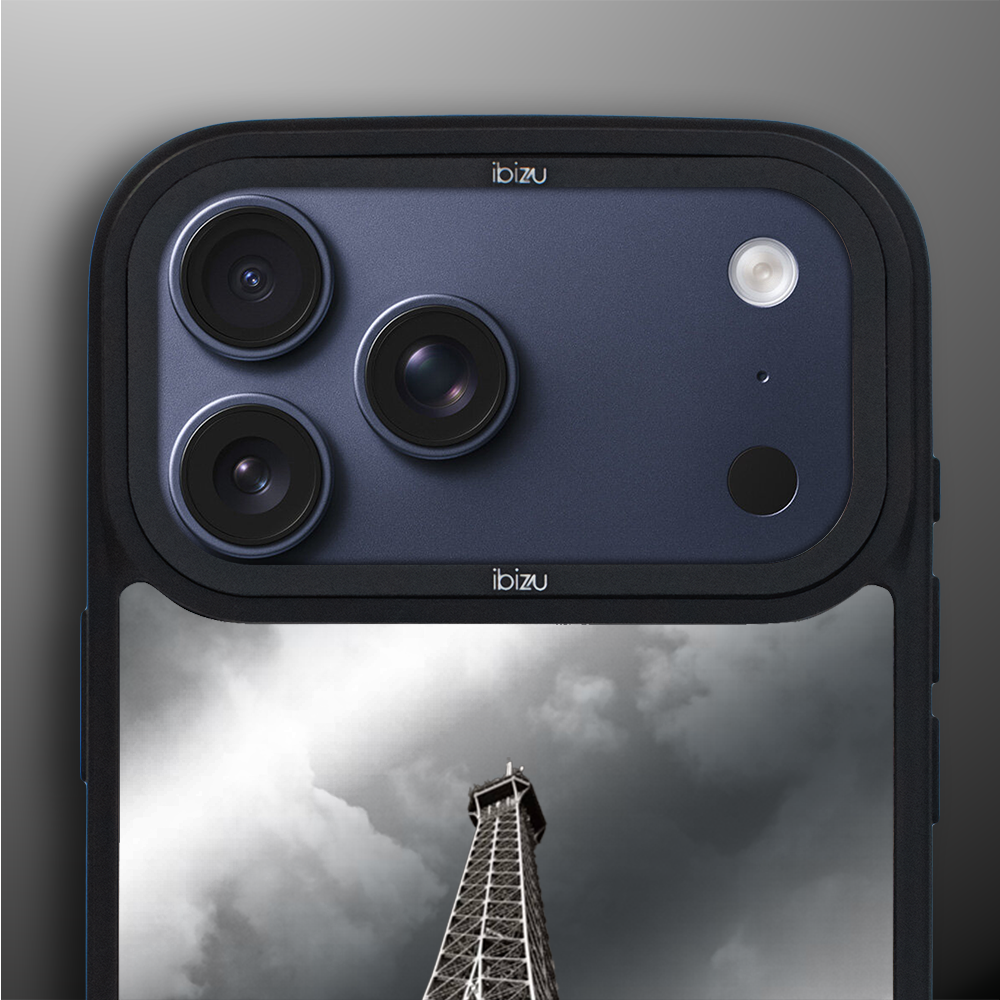 Etui do iPhone 17 Pro Max IBIZU DropGuard Matt z MagSafe, Noir City, Wieża Eiffla ip 17 pro