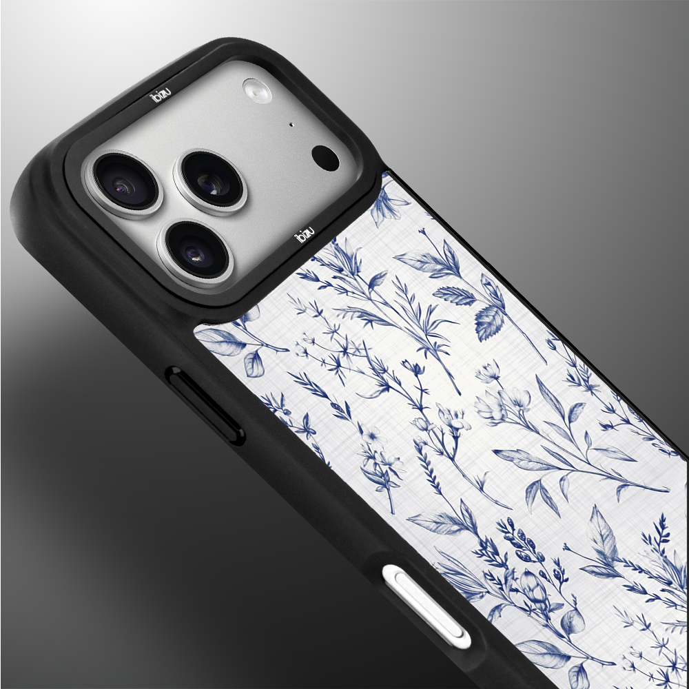 Etui do iPhone 17 Pro Max IBIZU DropGuard Matt z MagSafe, Pastel Bloom, Lazurowe Szepty ip 17 pro-3